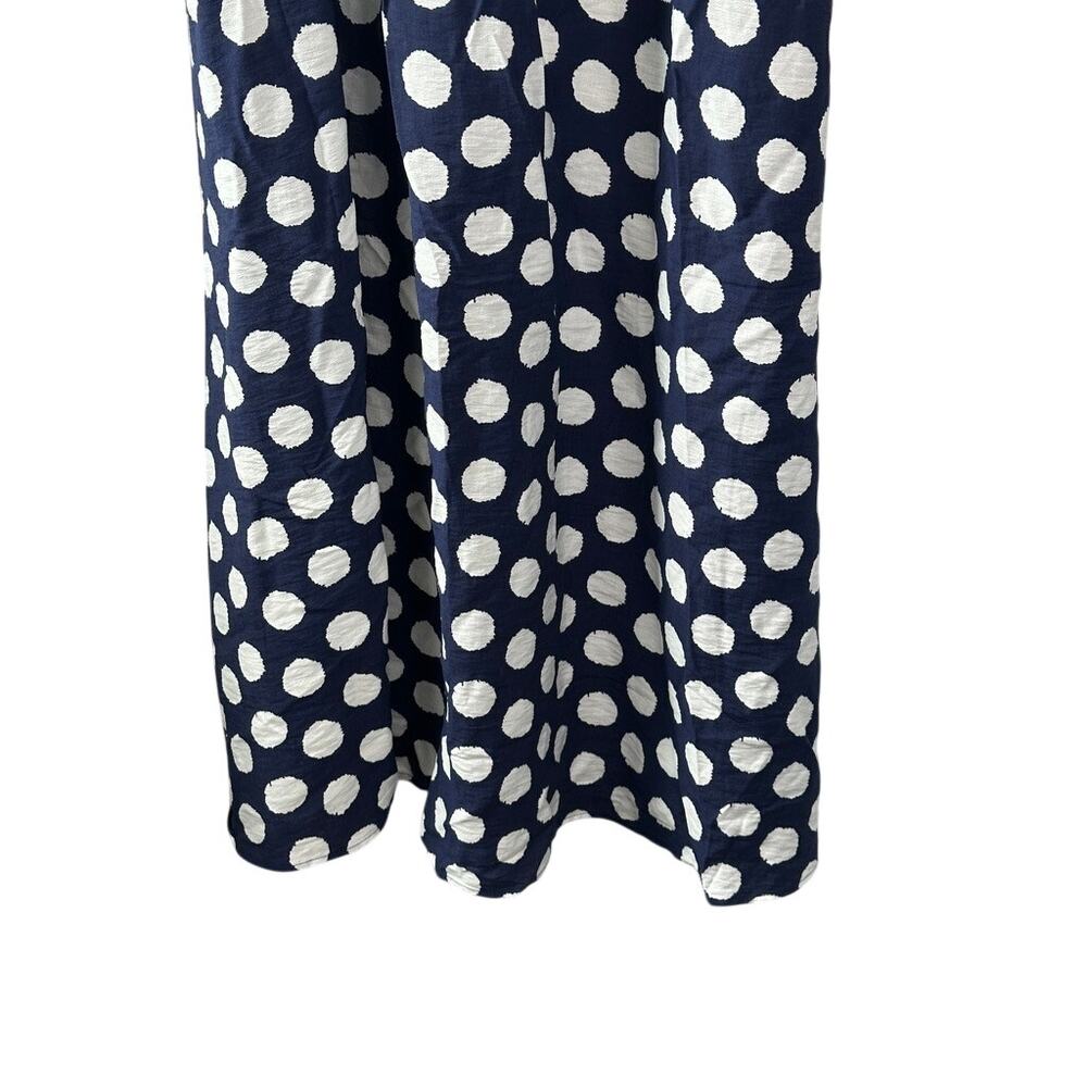 PRETTYGARDEN Navy Polka Dot Dress Spaghetti Strap Smocked Sundress Large NEW - Picture 6 of 9